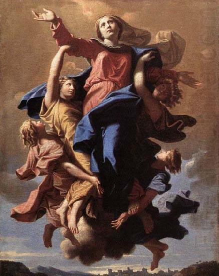 POUSSIN, Nicolas The Assumption of the Virgin china oil painting image